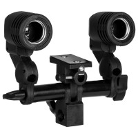 Oprawka podwójna GlareOne uchwyt na parasol z gniazdem E27