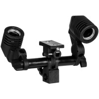 Oprawka podwójna GlareOne uchwyt na parasol z gniazdem E27