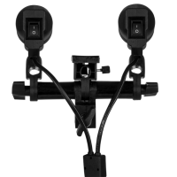 Oprawka podwójna GlareOne uchwyt na parasol z gniazdem E27