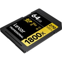 Karta Lexar Professional 1800x 64GB SDXC UHS-II W 270MB/s R 180MB/s