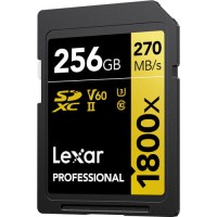 Karta Lexar Professional 1800x 256GB SDXC UHS-II W 270MB/s R 180MB/s