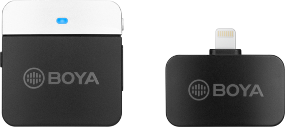 Bezprzewodowy mikrofon Boya BY-M1LV-D 2.4G dla urządzeń iOS iPhone iPad
