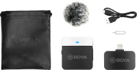 Bezprzewodowy mikrofon Boya BY-M1LV-D 2.4G dla urządzeń iOS iPhone iPad