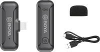 Bezprzewodowy mikrofon Boya BY-WM3T1-D 2.4G - dla urządzeń iOS 1+1