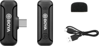 Bezprzewodowy mikrofon Boya BY-WM3T1-U 2.4G - dla urządzeń ze złączem USB-C 1+1