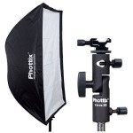 Parasolka - softbox prostokątny Phottix Easy-Up 60x90 cm + grid + uchwyt Varos Pro S