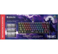 Bezprzewodowa klawiatura mechaniczna Defender Fobos GK-011 BT Rainbow