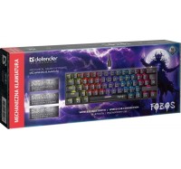 Bezprzewodowa klawiatura mechaniczna Defender Fobos GK-011 BT Rainbow