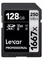 2x Karta Lexar SDXC Professional 128GB 250MB/s V60 1667x 4K