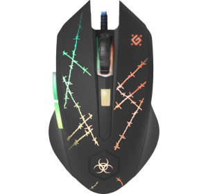 Mysz Defender Forced GM-020L 3200DPI 6P + podkładka + kod do gry 