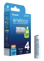 Akumulatorki AA / R6 Panasonic Eneloop 2000mAh BK-3MCDE/4BE - 4 sztuki (blister)