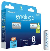 Akumulatorki AA / R6 Panasonic Eneloop 2000mAh BK-3MCDE/8BE - 8 sztuki (blister)