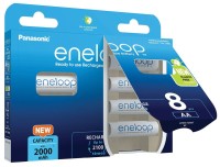 Akumulatorki AA / R6 Panasonic Eneloop 2000mAh BK-3MCDE/8BE - 8 sztuki (blister)