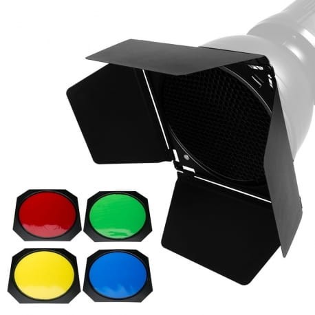 Zestaw Wrota z Gridem i filtrami Godox BD-04