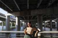 Etui Peak Design Mobile Everyday Case Fabric iPhone 14 - Szarozielony  M-MC-AX-SG-1