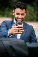 Etui Peak Design Mobile Everyday Case Fabric iPhone 14 Pro Max - Szarozielony  M-MC-BC-SG-1