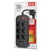 Przedłużacz ColorWay Power Socket CW-CHE64B