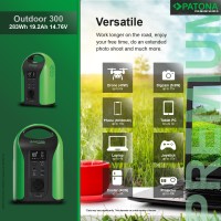 PATONA Premium Przenośna stacja zasilania 300W 283Wh