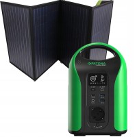 PATONA Premium Przenośna stacja zasilania 300W 283Wh + Rozkładany Panel Solarny 100W z wyjściem DC