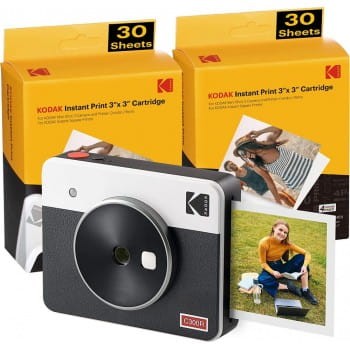 Kodak Mini Shot 3 biały Retro + wkłady (2x 30 szt.)