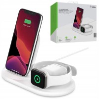 Ładowarka Indukcyjna Belkin 3-in-1 Wireless Pad/Stand/Apple Watch