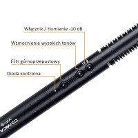 Mikrofon pojemnościowy typu shotgun Comica CVM-VP3
