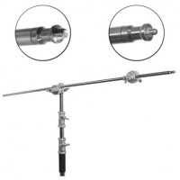 Stalowy statyw studyjny C-stand 330cm / trzpień 16mm z ramieniem 120cm