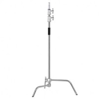 Stalowy statyw studyjny C-stand 330cm / trzpień 16mm z ramieniem 120cm