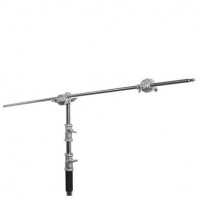Stalowy statyw studyjny C-stand 330cm / trzpień 16mm z ramieniem 120cm
