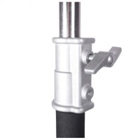 Stalowy statyw studyjny C-stand 330cm / trzpień 16mm z ramieniem 120cm