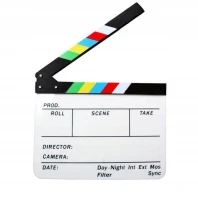 Klaps filmowy - biały