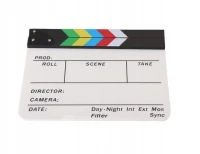 Klaps filmowy - biały