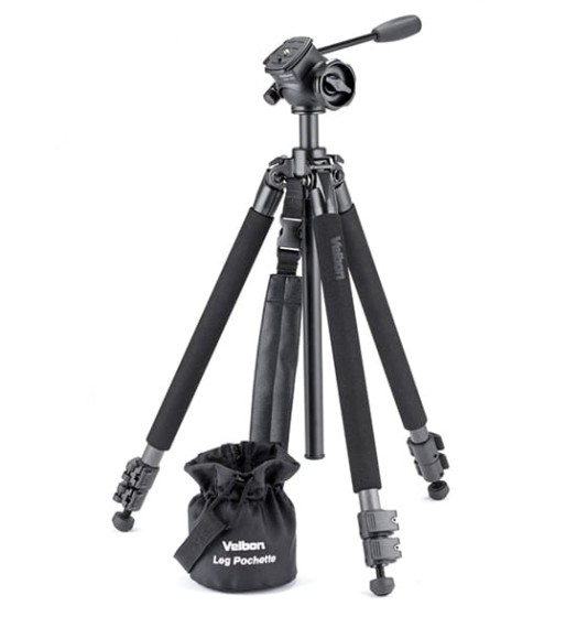 Statyw Velbon Sherpa Pro CF-537 + głowica Velbon FHD-52Q Carbonowy Video