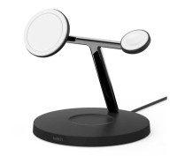 Ładowarka indukcyjna Belkin BoostCharge Pro 3w1 Wireless Charger with MagSafe 15W (czarny)