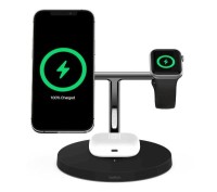 Ładowarka indukcyjna Belkin BoostCharge Pro 3w1 Wireless Charger with MagSafe 15W (czarny)