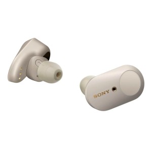 Słuchawki z mikrofonem SONY True Wireless WF-1000XM3 Srebne