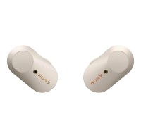 Słuchawki z mikrofonem SONY True Wireless WF-1000XM3 Srebne