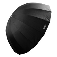GlareOne Parasolka ORB srebrna 160 cm - głęboki parasol z dyfuzorem