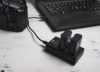 Ładowarka dwukanałowa Newell DL-USB-C do akumulatorów EN-EL3e do Nikon