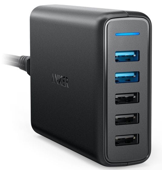 Anker PowerPort Speed 5 2x QC 3.0 EU czarny