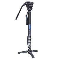 Monopod Video Carbonowy Leofoto MV-324C + BV-10