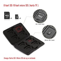 Etui na karty pamięci 8xSD/8xmicroSD PRO STUFF