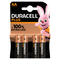 Baterie Alkaliczne Duracell LR06 PLUS AA 4 SZT