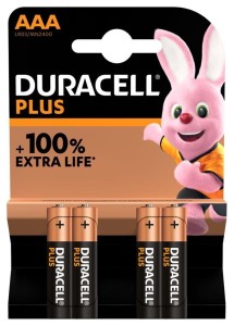 Baterie Alkaliczne Duracell LR03/MN2400 PLUS AAA  4 szt  
