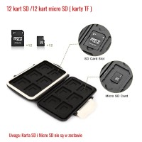 Etui na karty pamięci PRO STUFF 12xSD/12xmicroSD