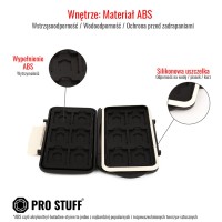 Etui na karty pamięci PRO STUFF 12xSD/12xmicroSD