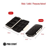 Etui na karty pamięci PRO STUFF 6 SD i 3 XQD