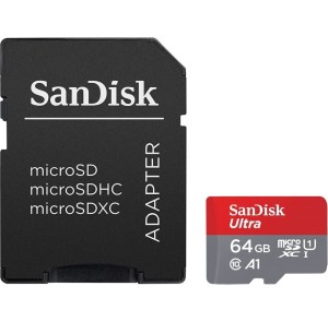 Karta pamięci SanDisk Ultra microSD/SD-card - 120MB - 64GB