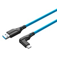 Kabel Mathorn MTC-501 5M 10Gbps 60W USB A-C90 Arcticblue