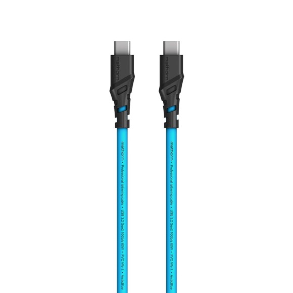 Kabel Mathorn MTC-510 5M 10Gbps 60W USB C-C Arcticblue 